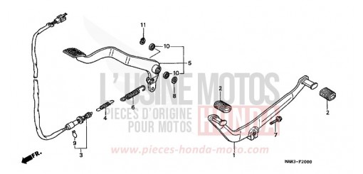 PEDALE VT1100C2X de 1999